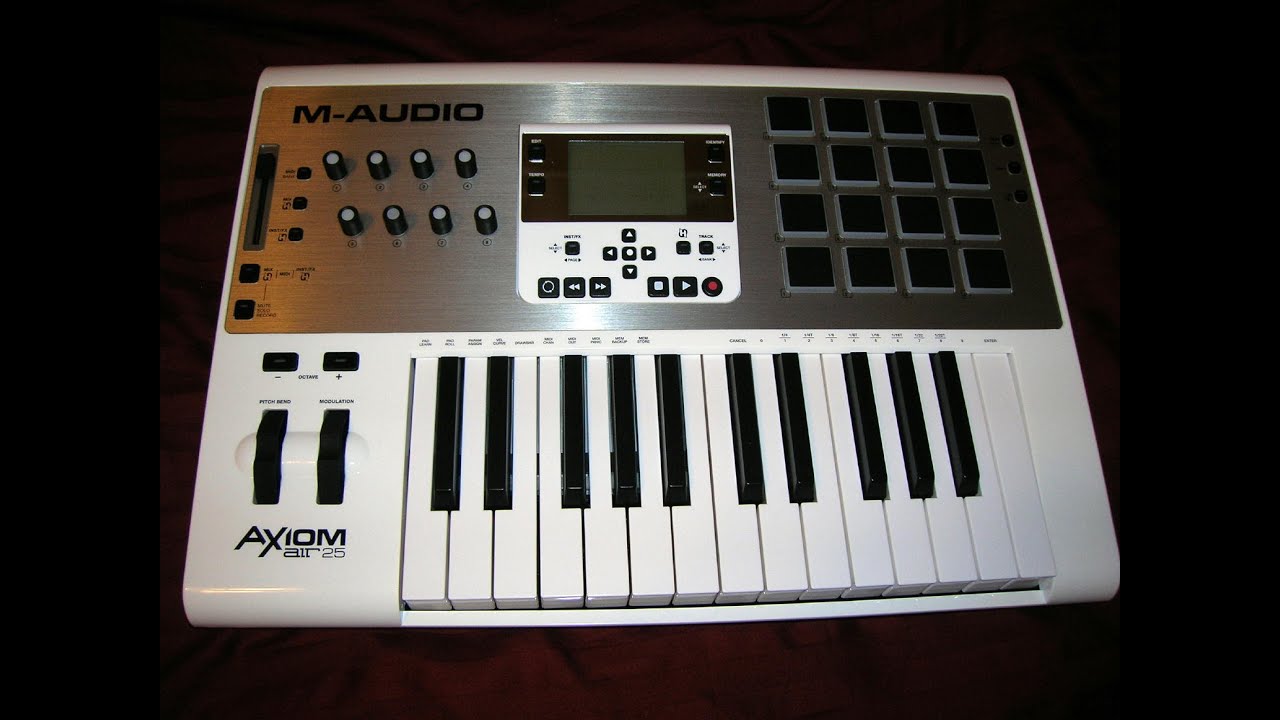 Fun With M-Audio Axiom Air-25 Ignite DAW