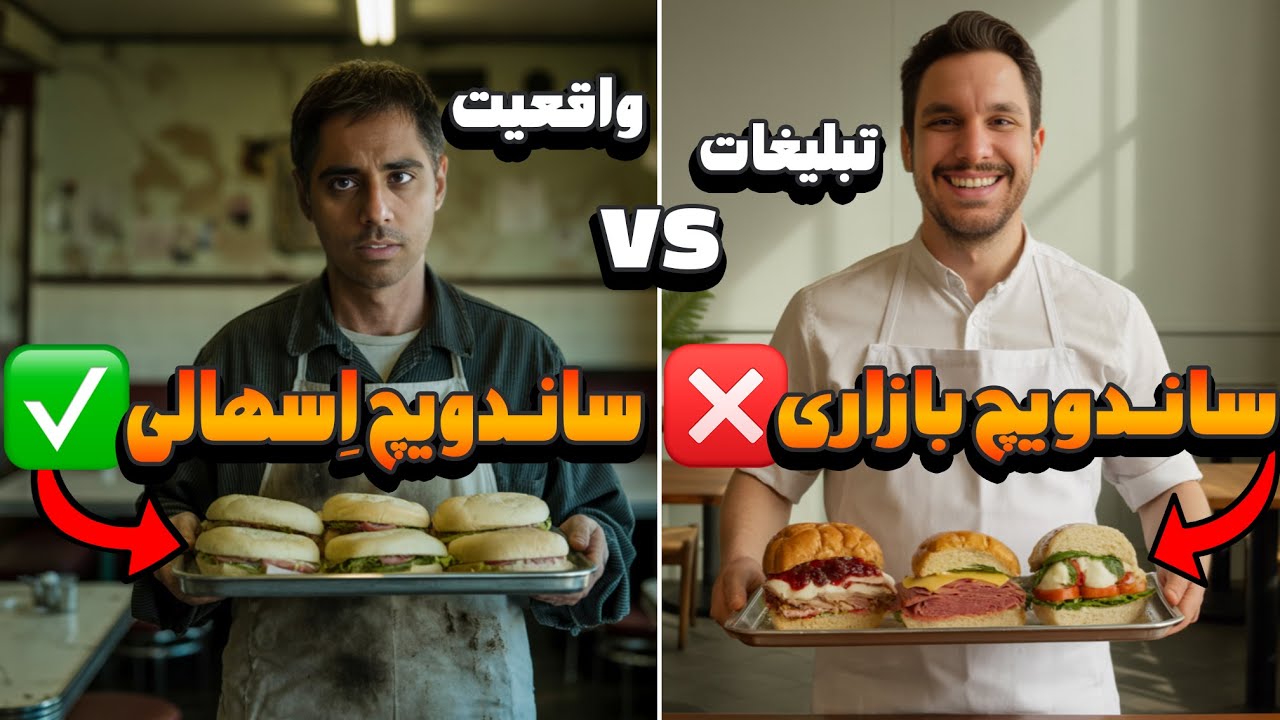 تبلیغات فودبلاگرا واقعیه ؟ برسی تبلیغات و کیفیت فست فود کوچه بازار