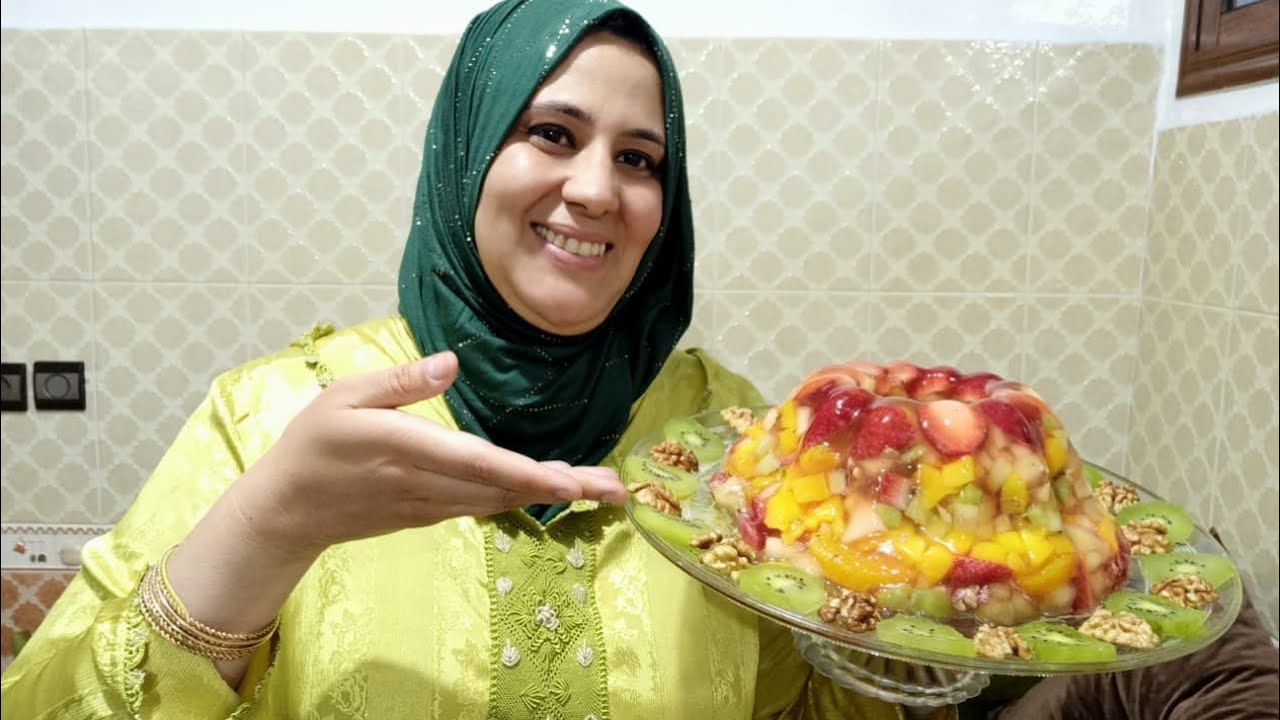 تحلية بالفواكه للسحور سهلة مهلة بتقديم رائع وتحمر ليك الوجه
