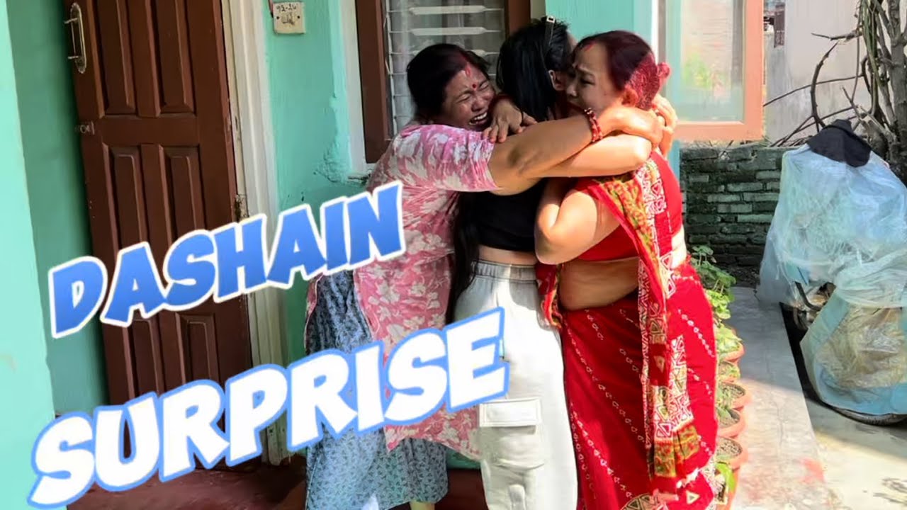 Surprise visit to Nepal for Dashain 2024 | Visiting home after THREE years