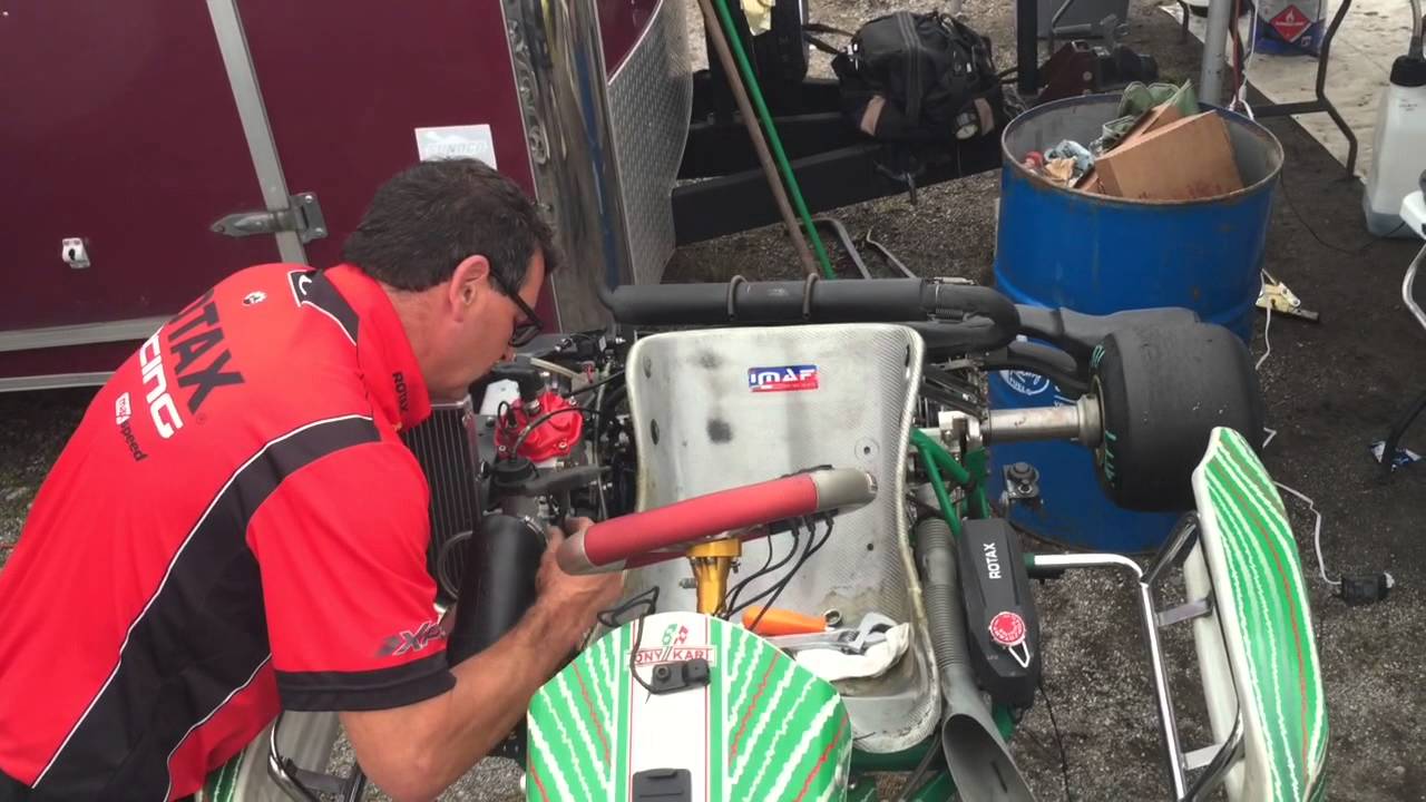Rotax 125 MAX evo Engine Testing