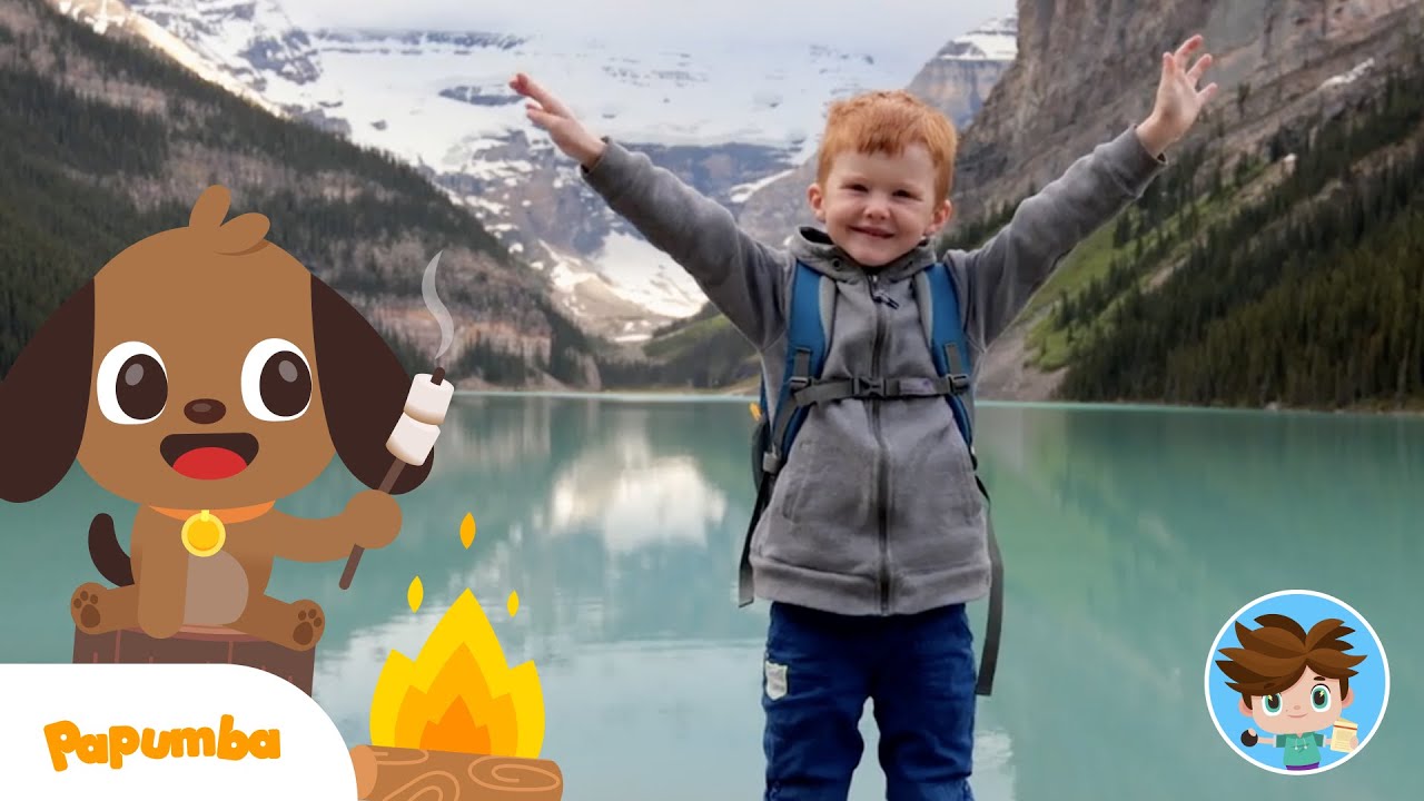 PARQUE NACIONAL PARA NIÑOS: MONTAÑA, OSO, LAGO 🏞️🌳 | Videos educativos para niños | Papumba videos