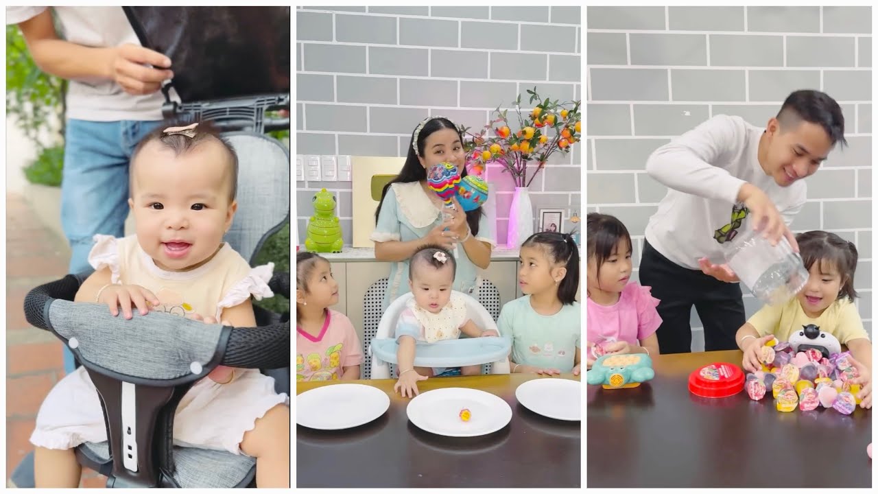 Бедная малышка и плохая мать 👶🏻 Отец дал детям конфеты 🍭👨🏻 от LNS #шорты