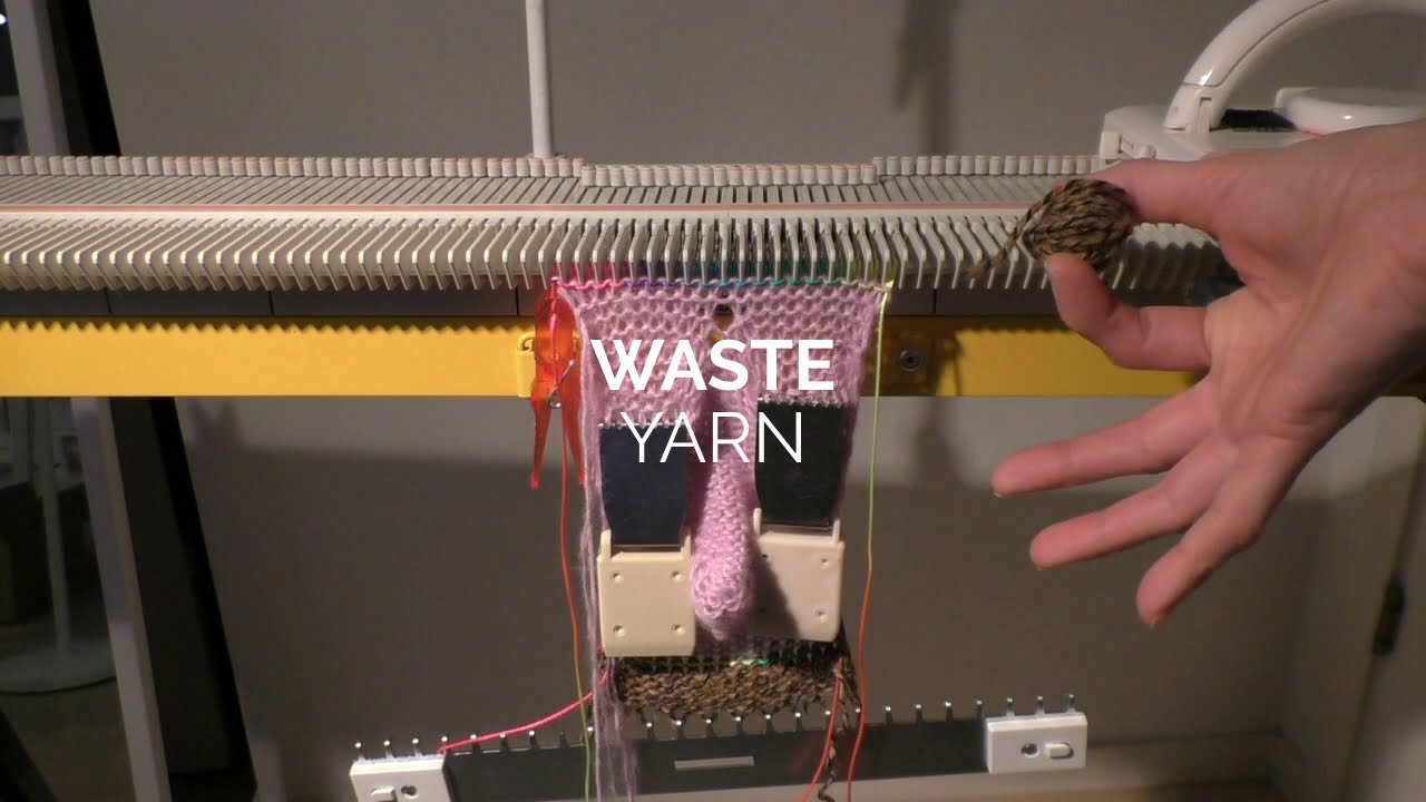 Cast off two different ways / Felle av p&aring; to forskjellige m&aring;ter - Silver Reed LK150