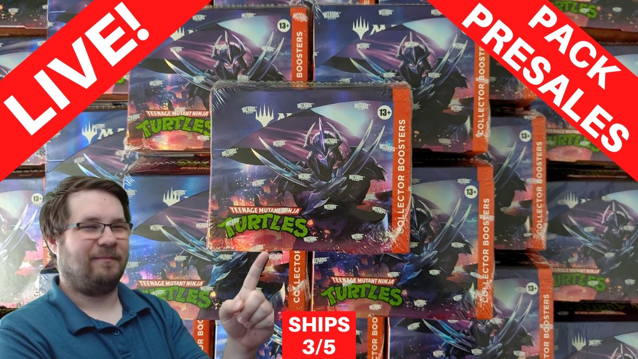 🔴LIVE! Teenage Mutant Ninja Turtles BATTLES & Pack Presales Finale! | MTG Rip & Ship | Ships 3/5