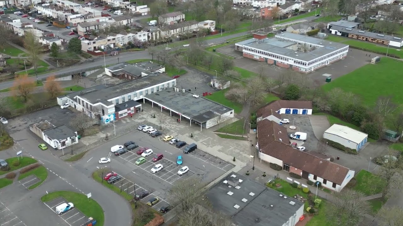Glamis Centre, Glenrothes ,Drone views, DJI Fife EcosseSkyview ,Matt Livsey