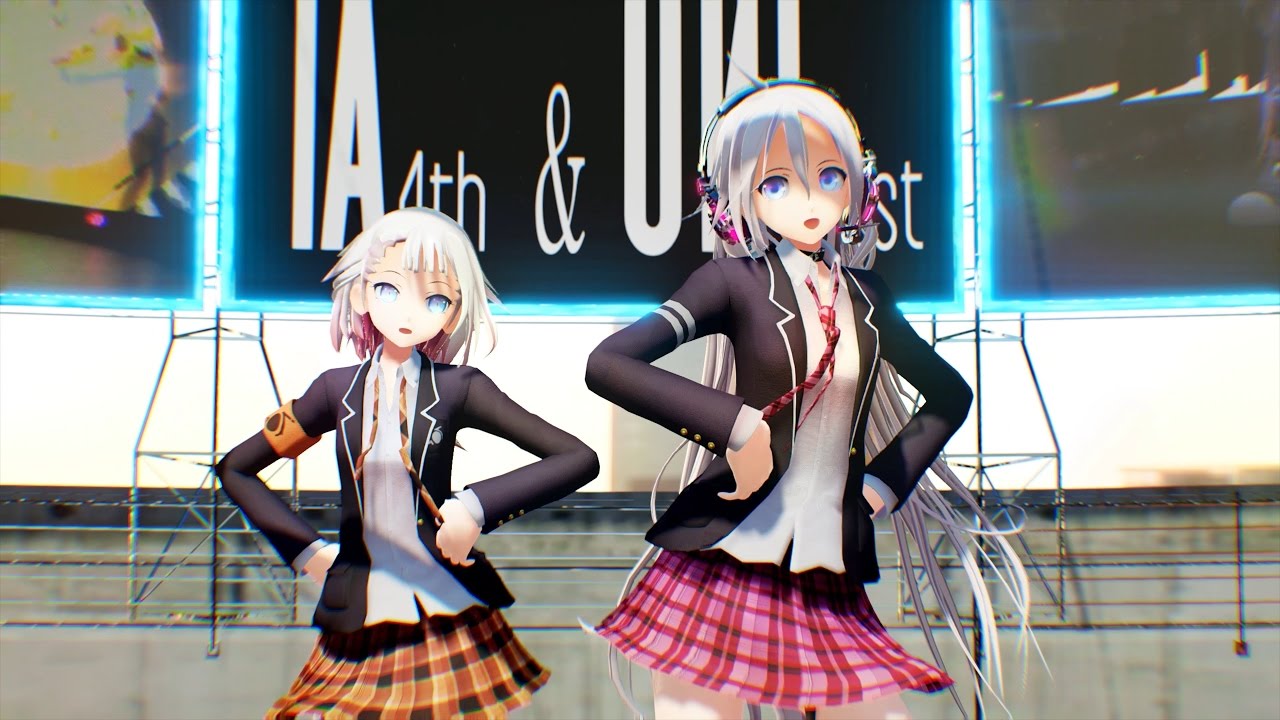 【MMD】イアイア★ナイトオブデザイア　IA x ONE