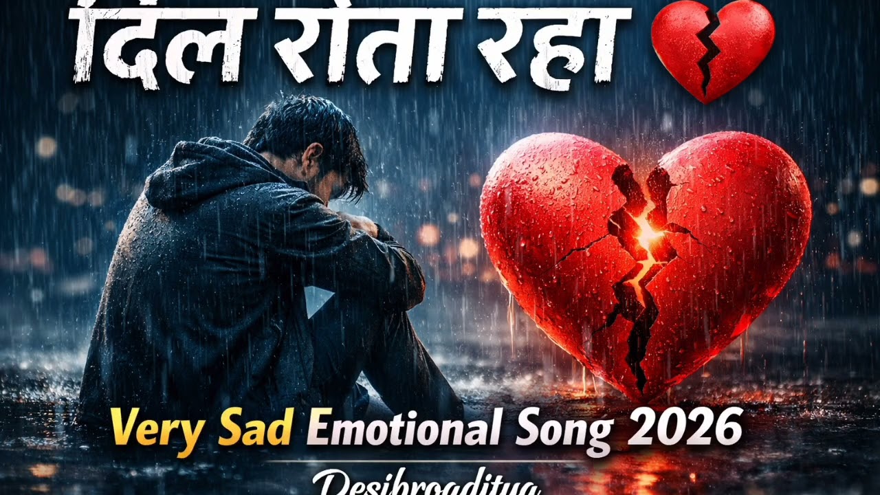 टूटा हुआ दिल फिर भी तेरा इंतज़ार करता है | New Hindi Emotional Sad Song 2026 