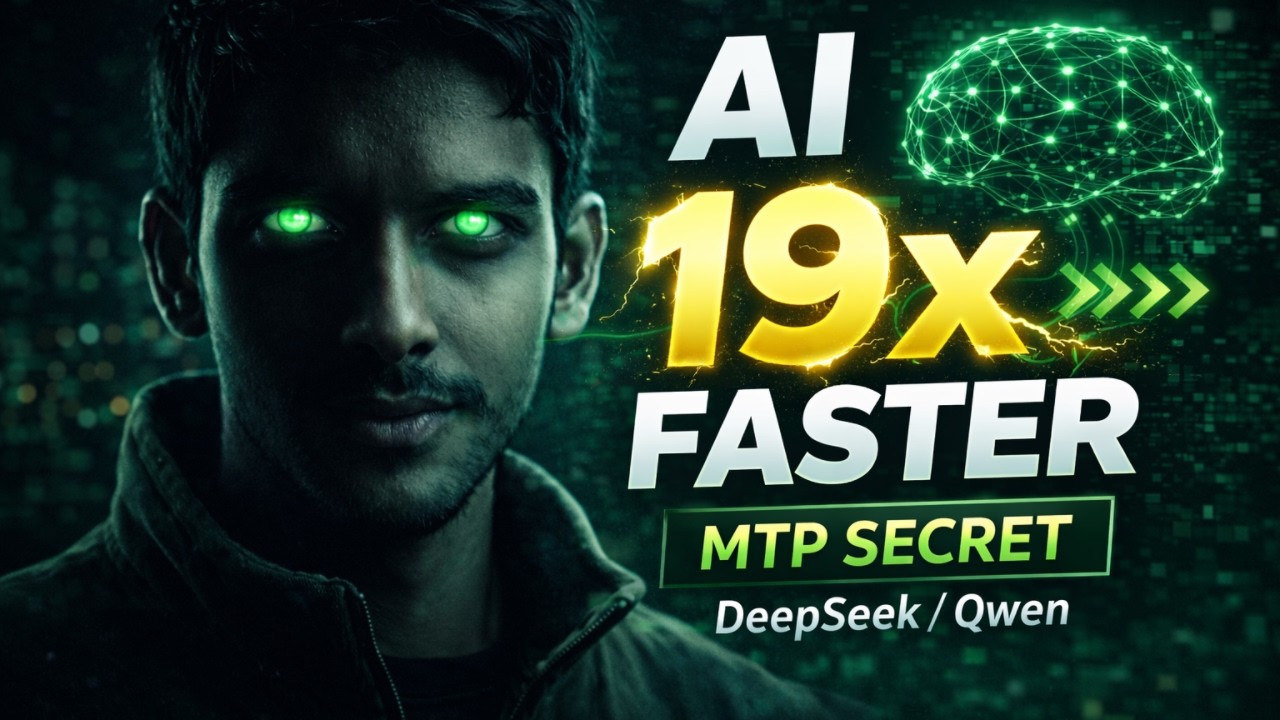 How AI Got 19x Faster 🤯 | Multi-Token Prediction Explained (DeepSeek & Qwen)