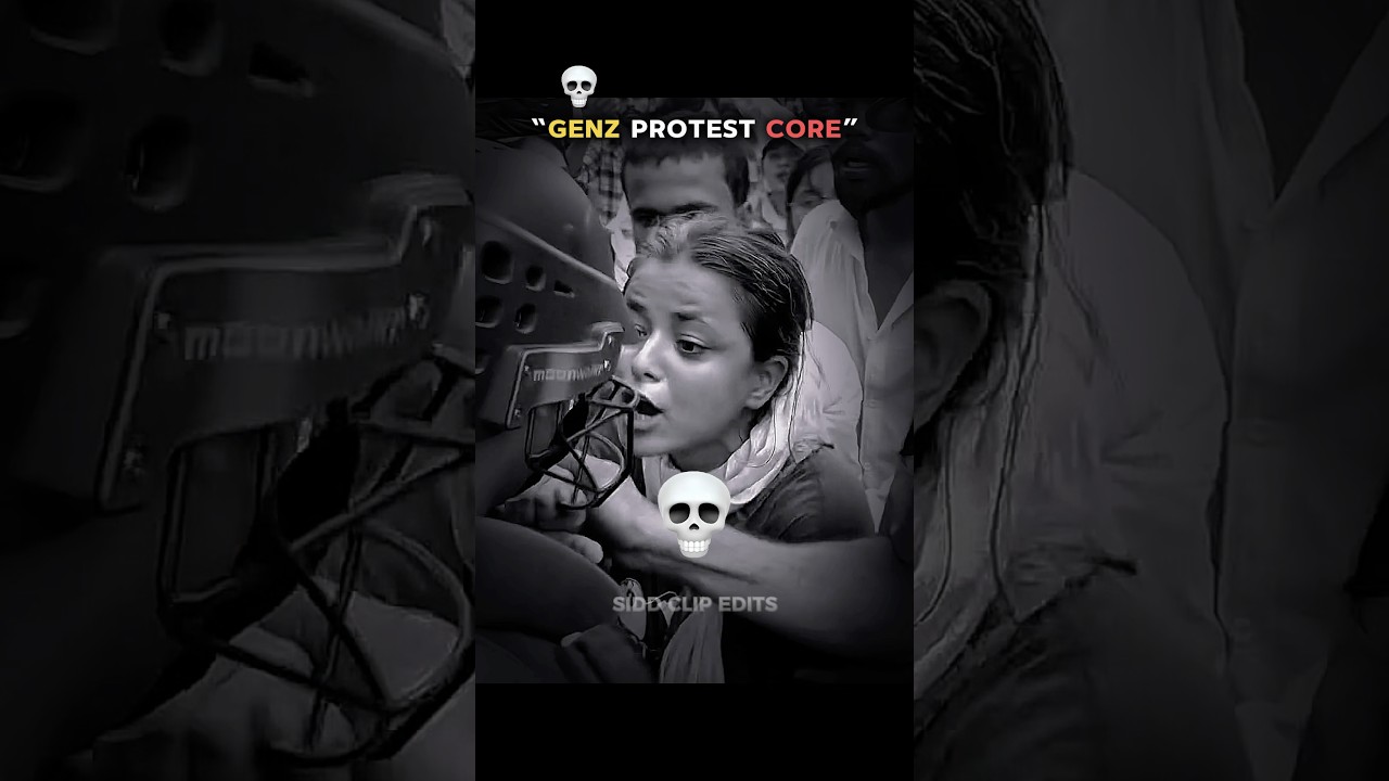 &ldquo;GENZ PROTEST CORE&rdquo;🥶#shorts #protest