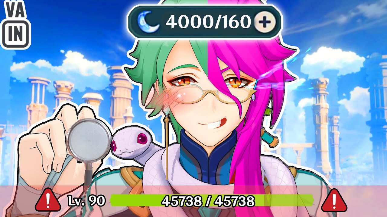 I SPENT 4000 RESIN on BAIZHU to obtain INFINITE HEALTH 🍏| Genshin Impact