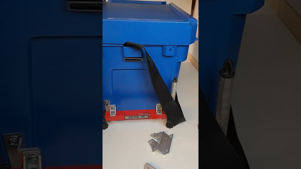 Seat box brackets designed to fit the new Shakespeare seat box and Octoplus mainframe leg system