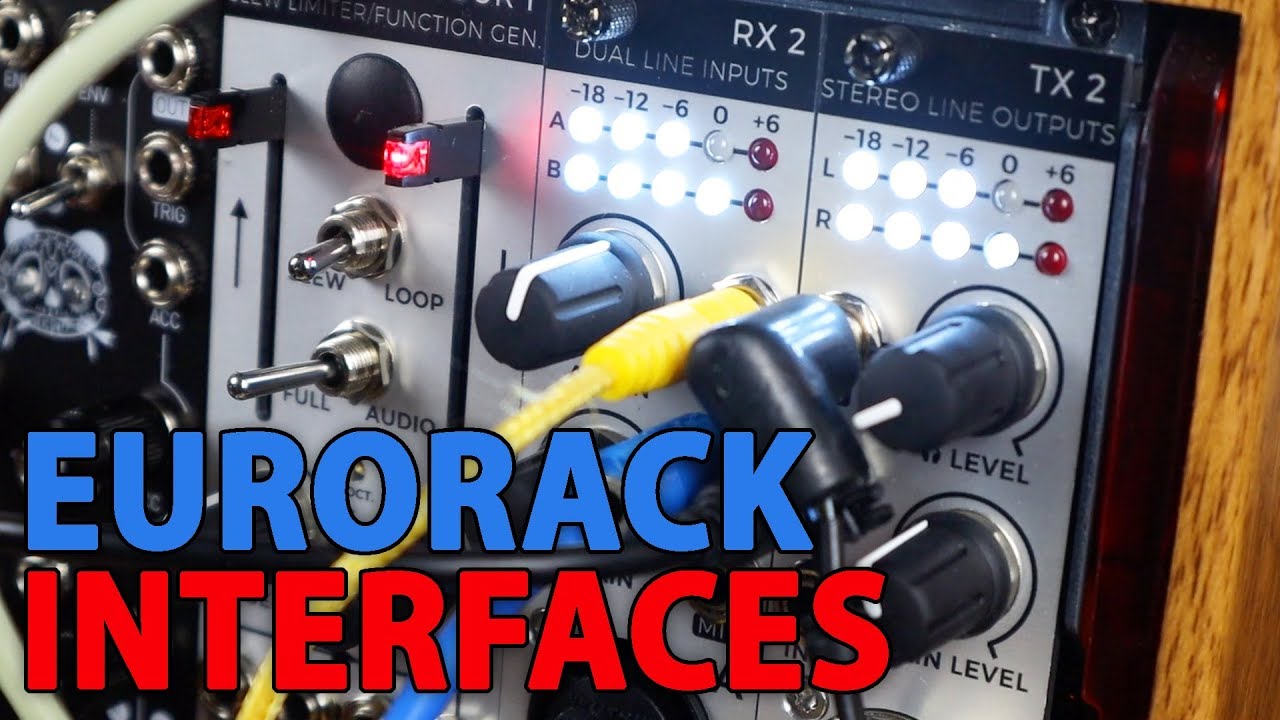 Eurorack Interfaces // Receive 2 & Transmit 2 from Joranalogue Audio Design