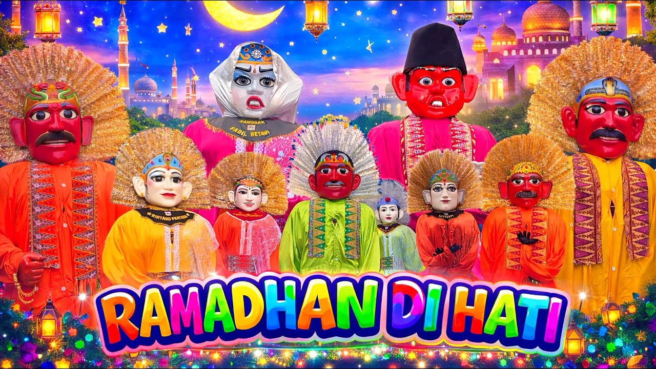 PARADE ONDEL ONDEL BETAWI 🎉 RAMADAN - MAHER ZAIN 🌙  ONDEL ONDEL BERBAGI TAJIL