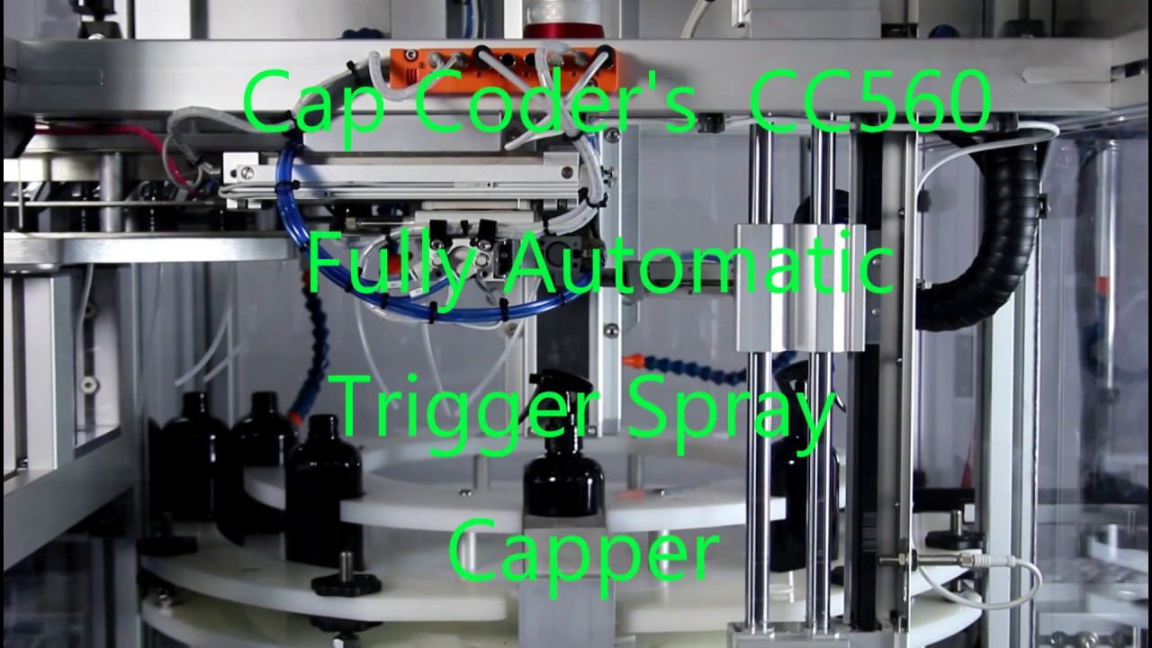 CC560 Automatic Trigger Spray Capping Machine by Cap Coder Ltd