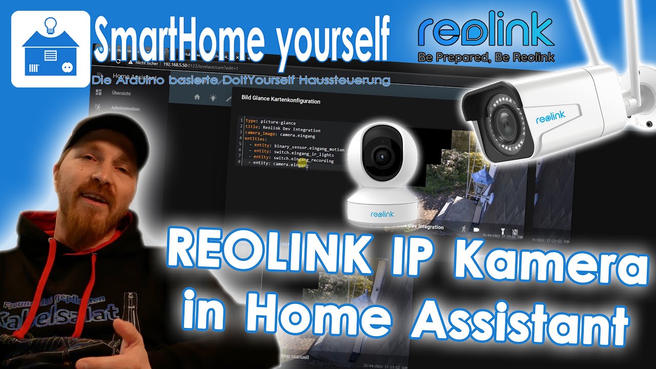REOLINK RLC-511WA IP Kamera mit PTZ in HOME ASSISTANT einbinden