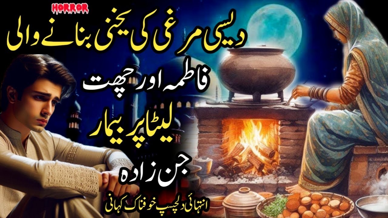 Desi Murghi Ki Yakhni Bnany Wali Fatima Or Chat Per Laita Bemar Jinzada | Dilchasp Khofnak Kahani