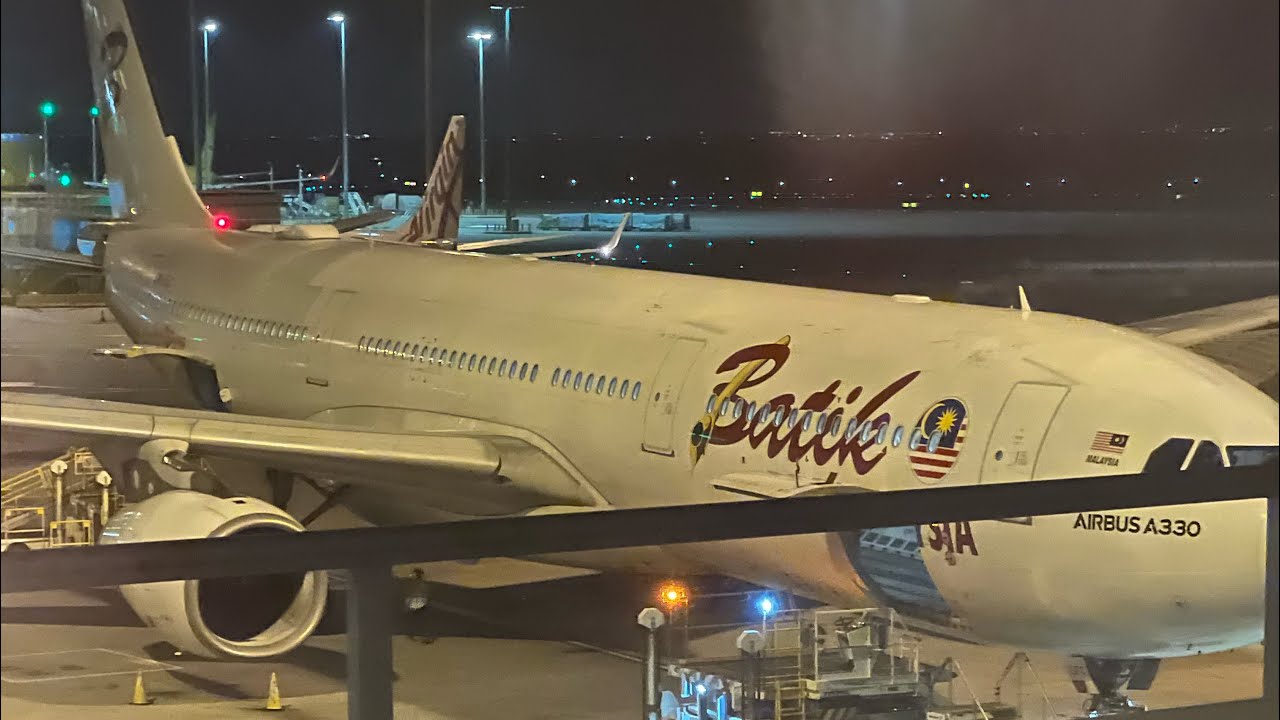 First time on Batik Air A330! OD176 Melbourne to Kuala Lumpur