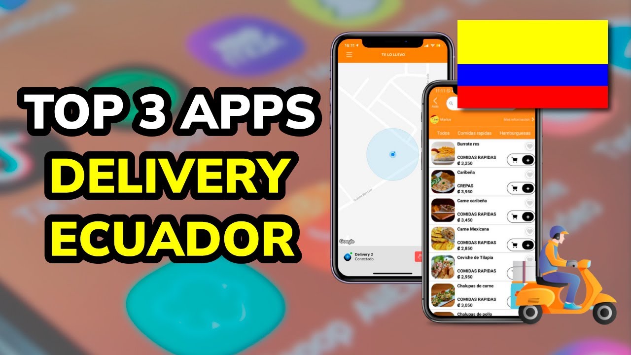 🥇 3 Mejores APPS para DELIVERY en ECUADOR (2026)
