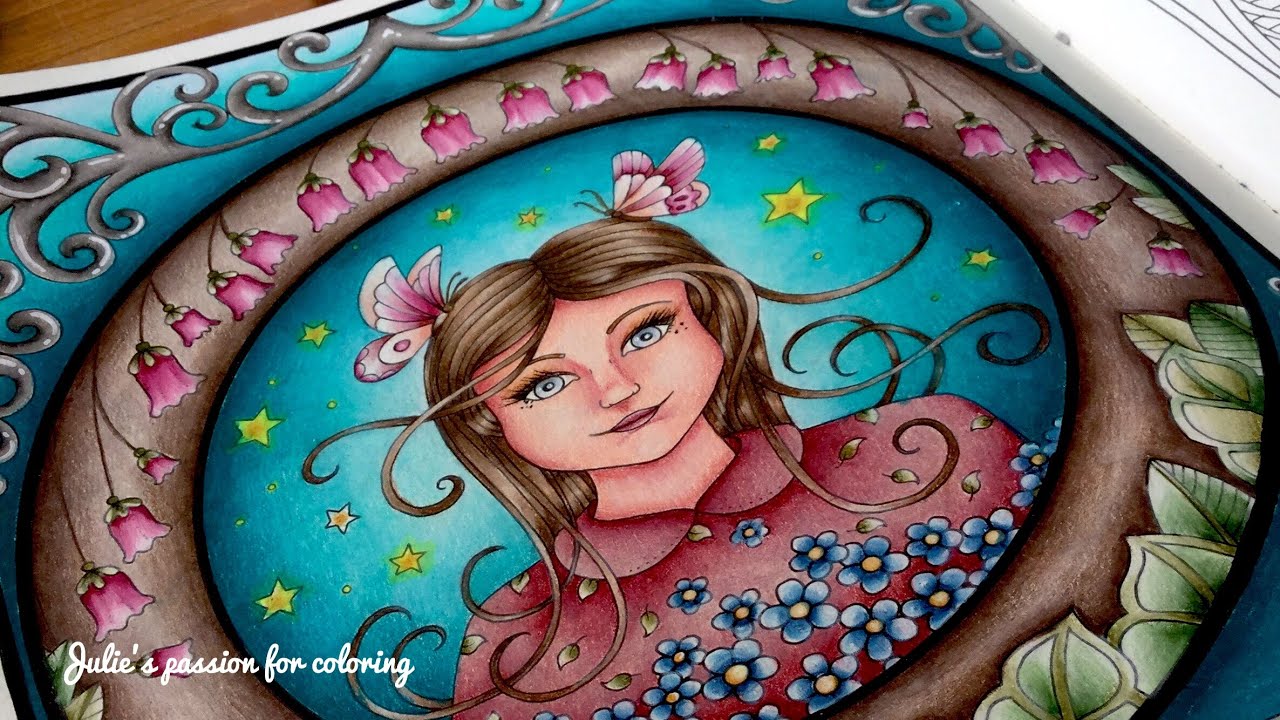 IVY AND THE INKY BUTTERFLY by Johanna Basford - PART 2 - prismacolor pencils