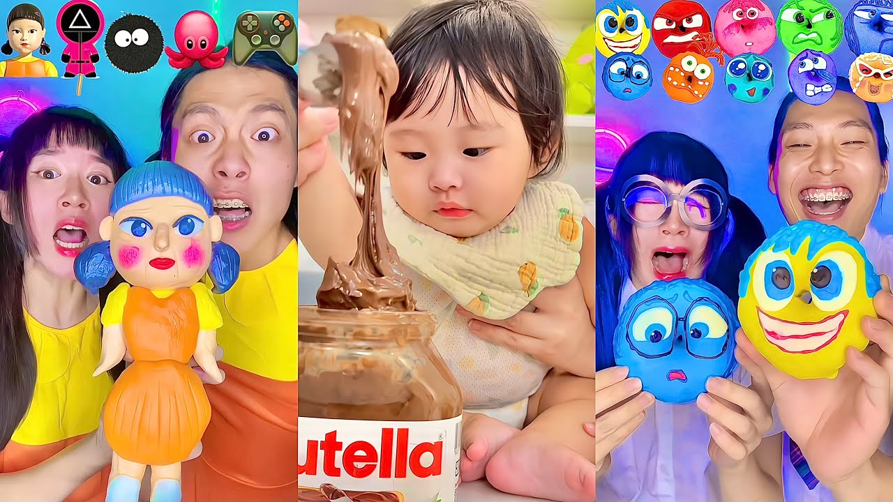 Random Emoji Food Challenge ASMR Compilation! 🥵bubble tea(Part147)