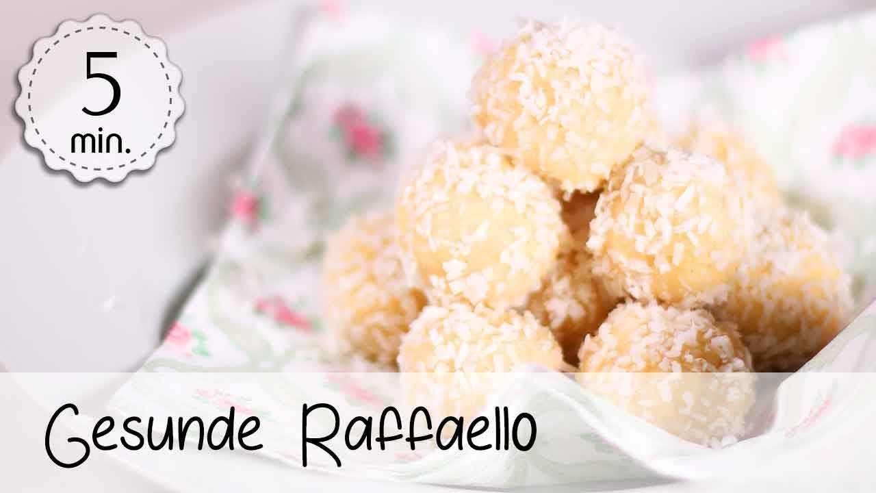Gesunde Raffaello Vegan - Einfache Rohkost Pralinen - Gesunde Raffaello Kugeln | Vegane Rezepte 💚