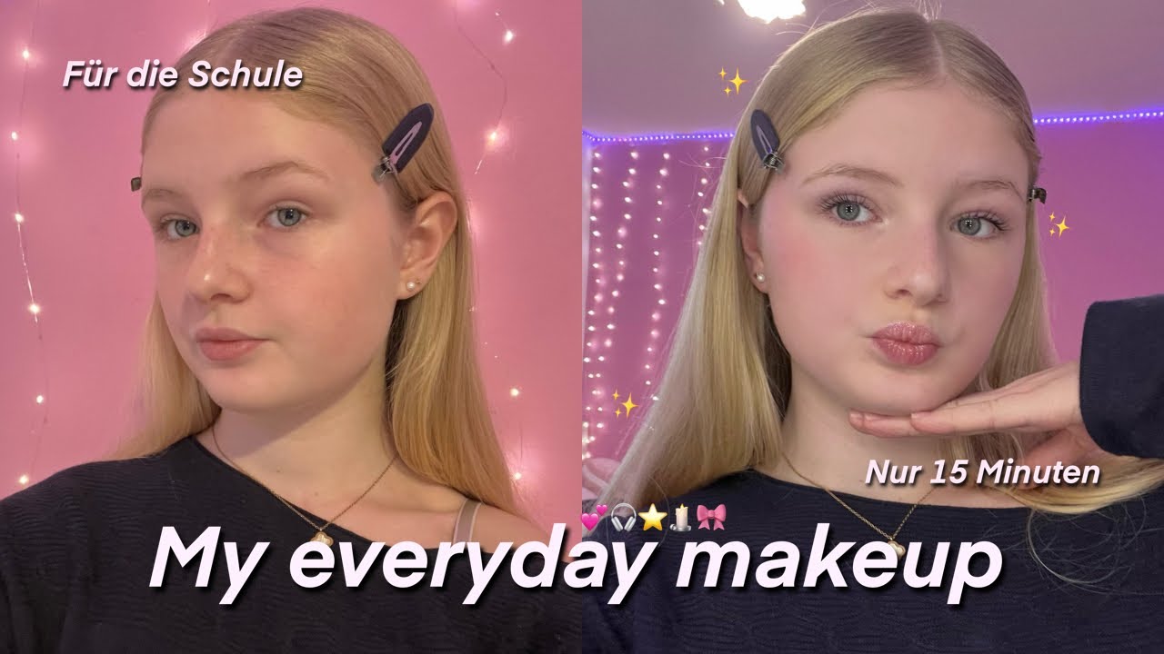 My everyday makeup ✨💕🎀 | Perfekt für Schule 💗
