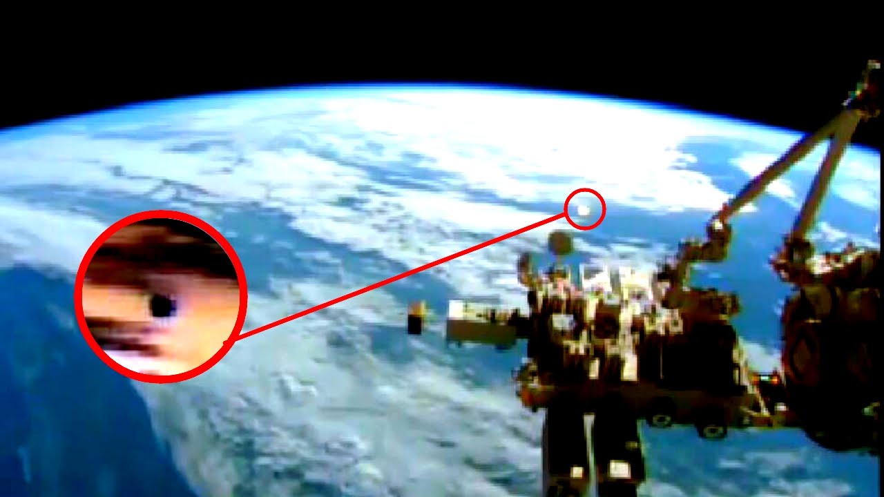 UFO Shape shifting ISS live SPACE video, NASA tv