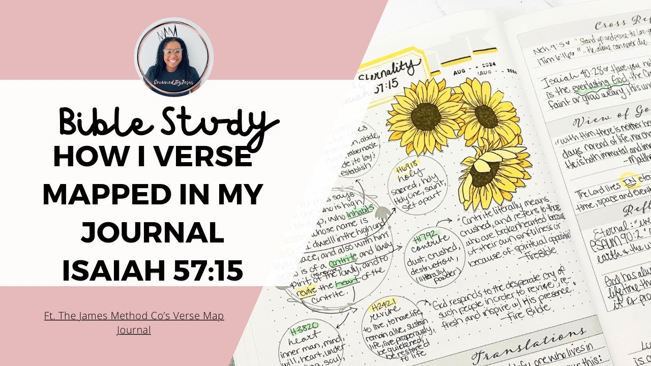 How I Verse Map Romans 11:33 | The Attributes of God | James Method Journal #biblestudy