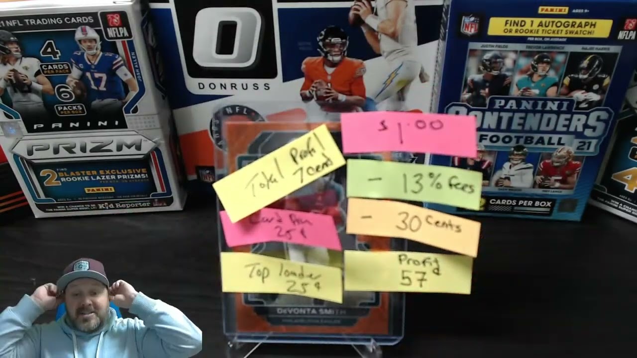 HOW MUCH MONEY YOU MAKE SELLING $1 SPORTSCARDS ON WHATNOT