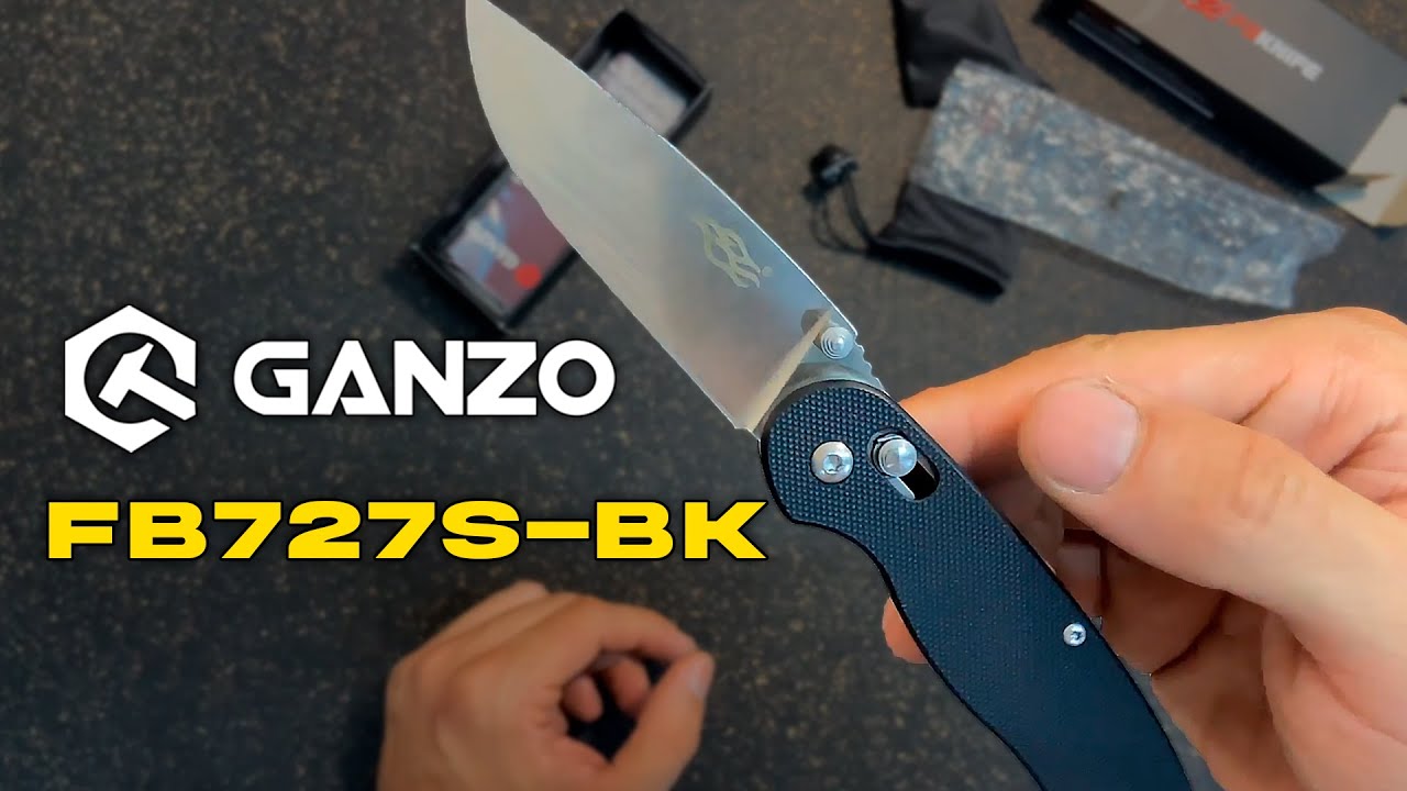 UNBOXING CANIVETE GANZO FIREBIRD FB727S BK - EDC com MELHOR CUSTO BENEFÍCIO