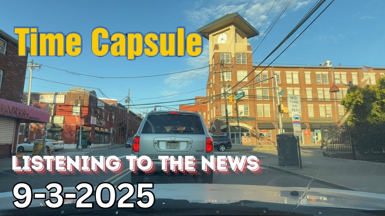 September 3, 2025 Documenting History for future Generations! A Drive in NJ with NYC News!