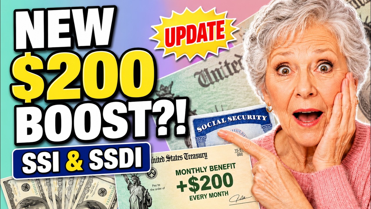 Social Security Update! | NEW $200 Monthly Boost Estimate For Seniors, SSI & SSDI