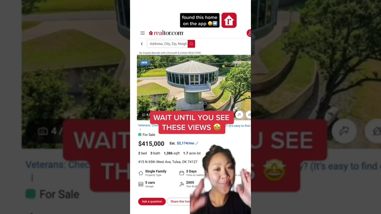 360 views! 😍 #shorts #realestate #realtor #tower #tulsa