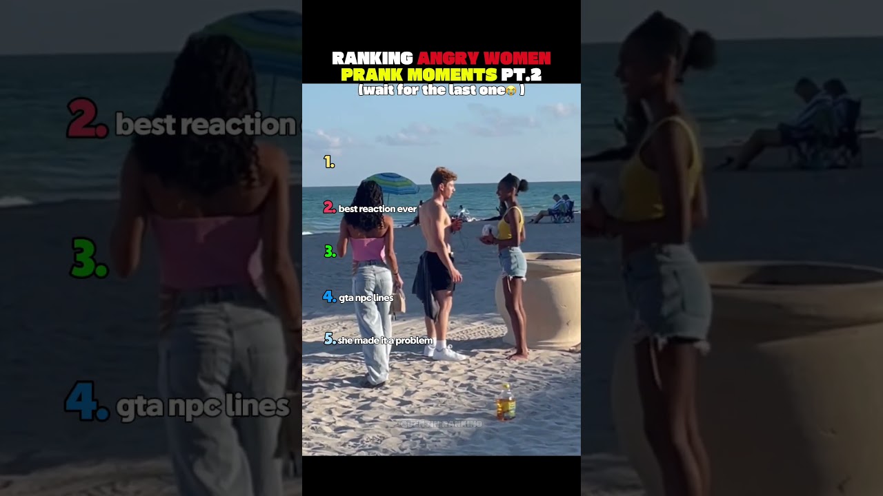 Ranking Angry Woman Prank Moments