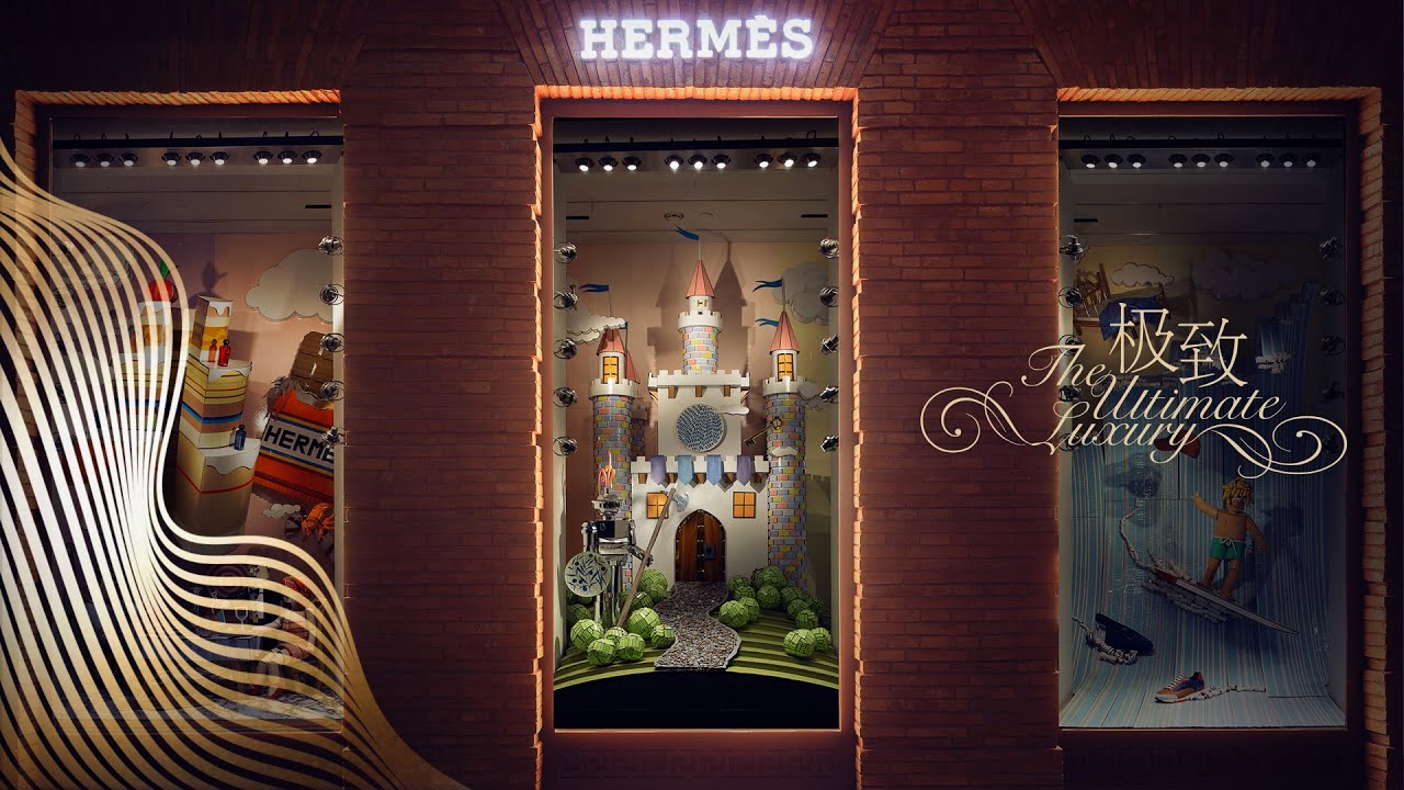 Window Display | Winter Windows of Hermès Maison in Shanghai 2019
