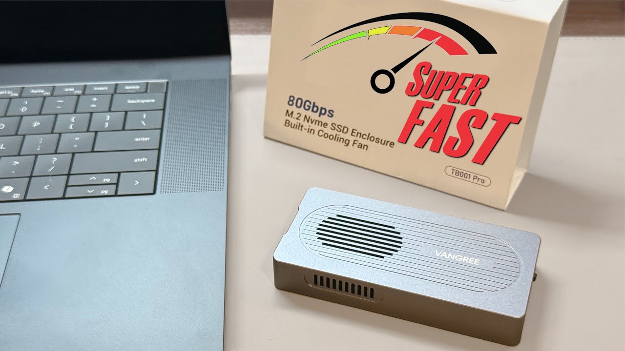 DOUBLE Your SSD Speeds  \\  VANGREE 80Gbps  USB5 - TB5 Enclosure