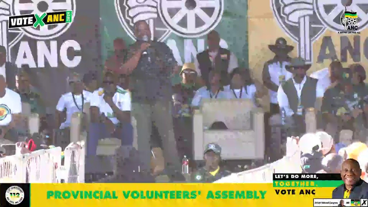 [WATCH LIVE] Provincial Volunteers Assembly at Moruleng Stadium,Rustenberg . #VoteANC2024 #LetsDo&hellip;