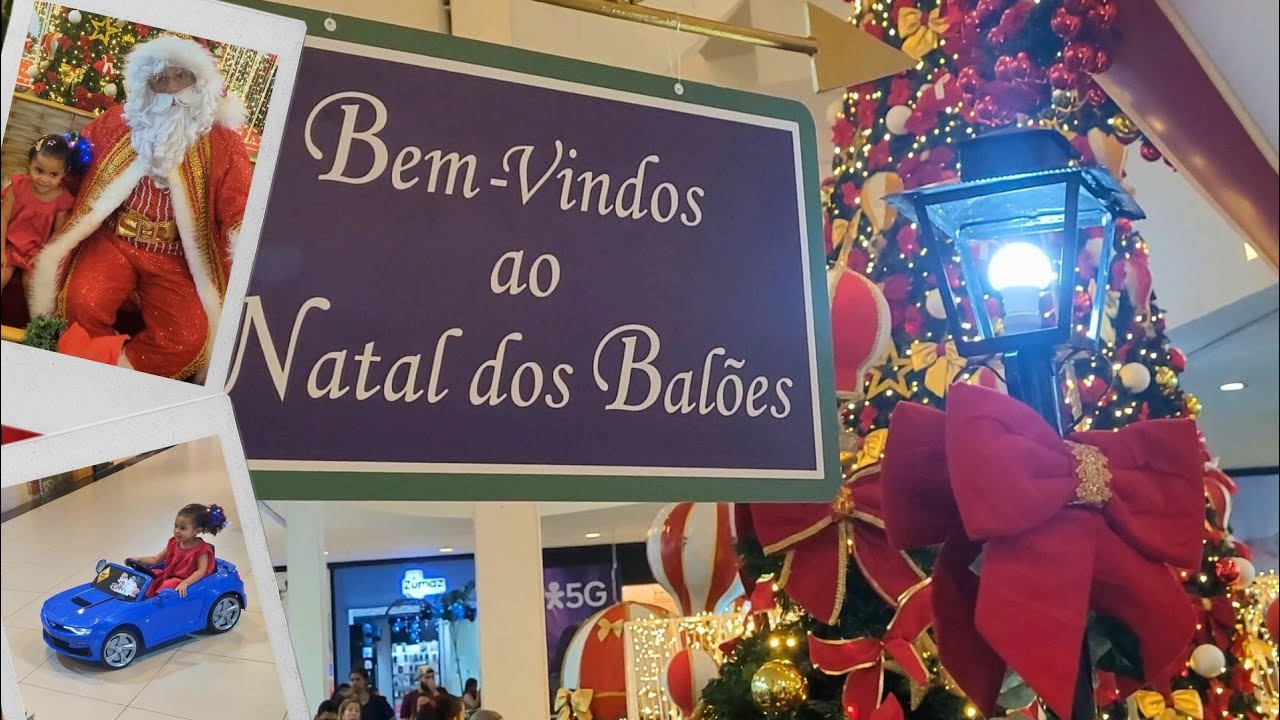 Natal No Shopping 😍 Chegada Do Papai Noel 🎅