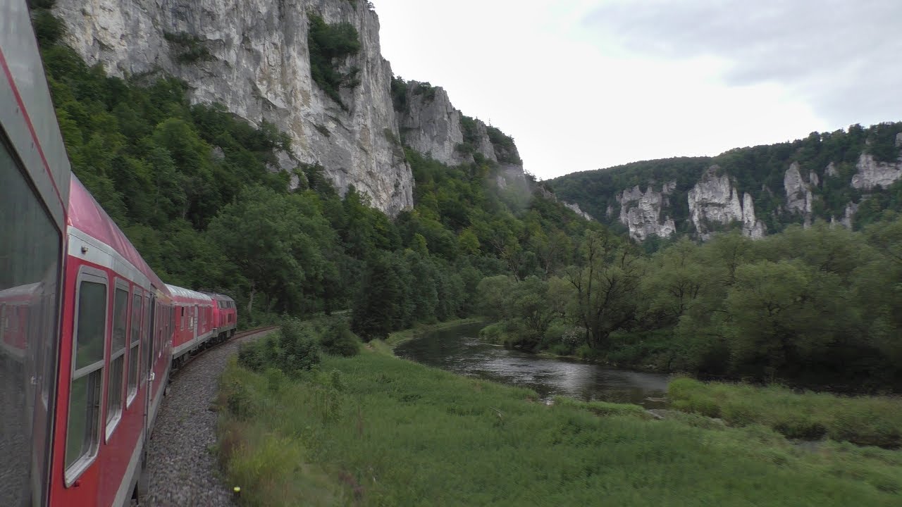 Unterwegs mit 218 326-7 und n-Wagen im Schwarzwald zwischen Villingen, Neustadt und Ulm