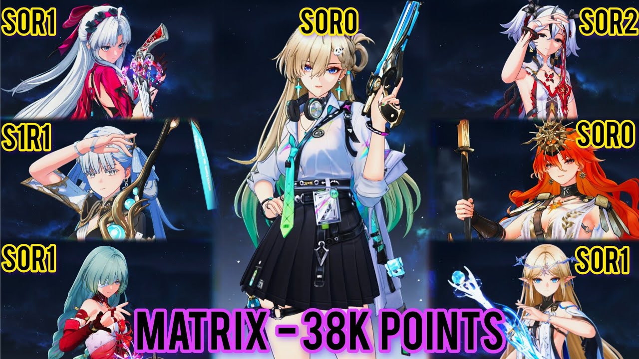 MATRIX: PILOT - NEW ENDGAME 3.0 | 6 Teams - 38k Points | Wuthering Waves