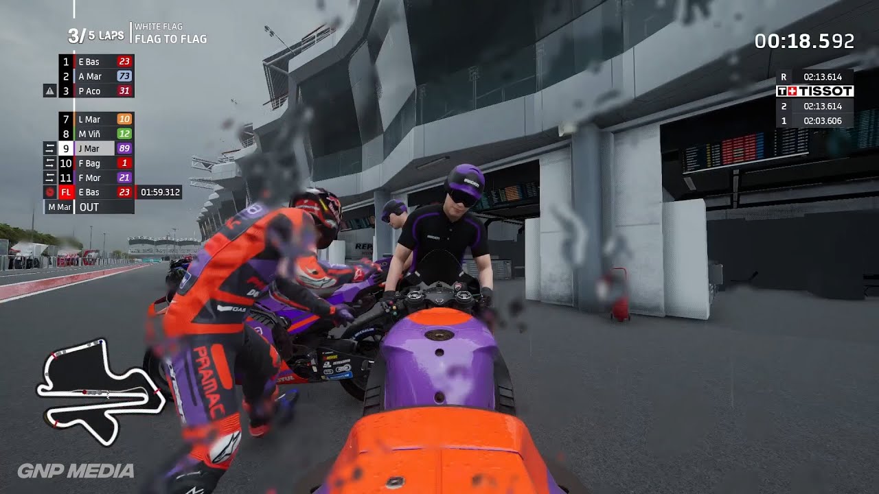 MotoGP 24 - Jorge Martin - Flag To Flag Race - Sepang Circuit - Fuel Management - Gameplay