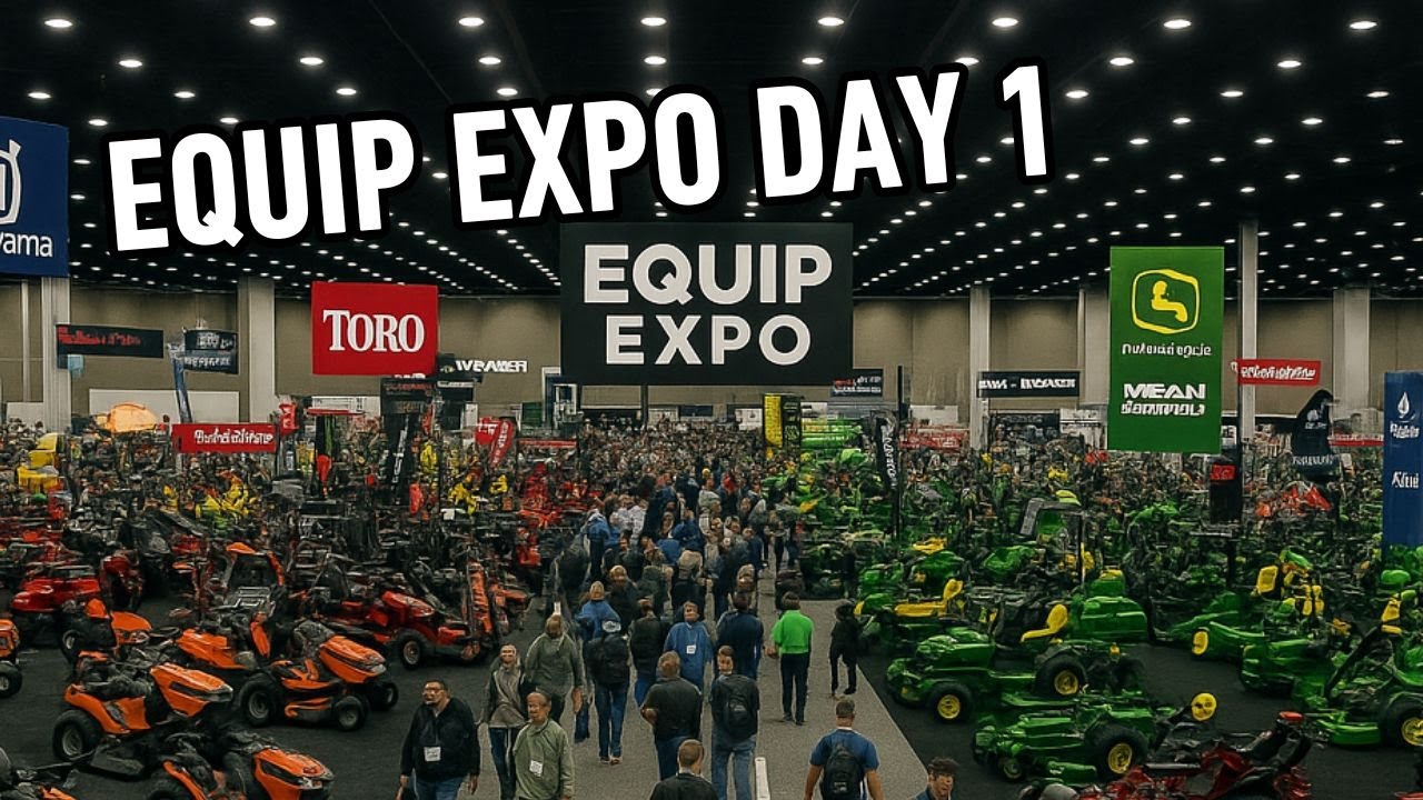 КРУПНЕЙШАЯ выставка газонокосилок на Земле! День первый на Equip Expo — Луисвилл, Кентукки