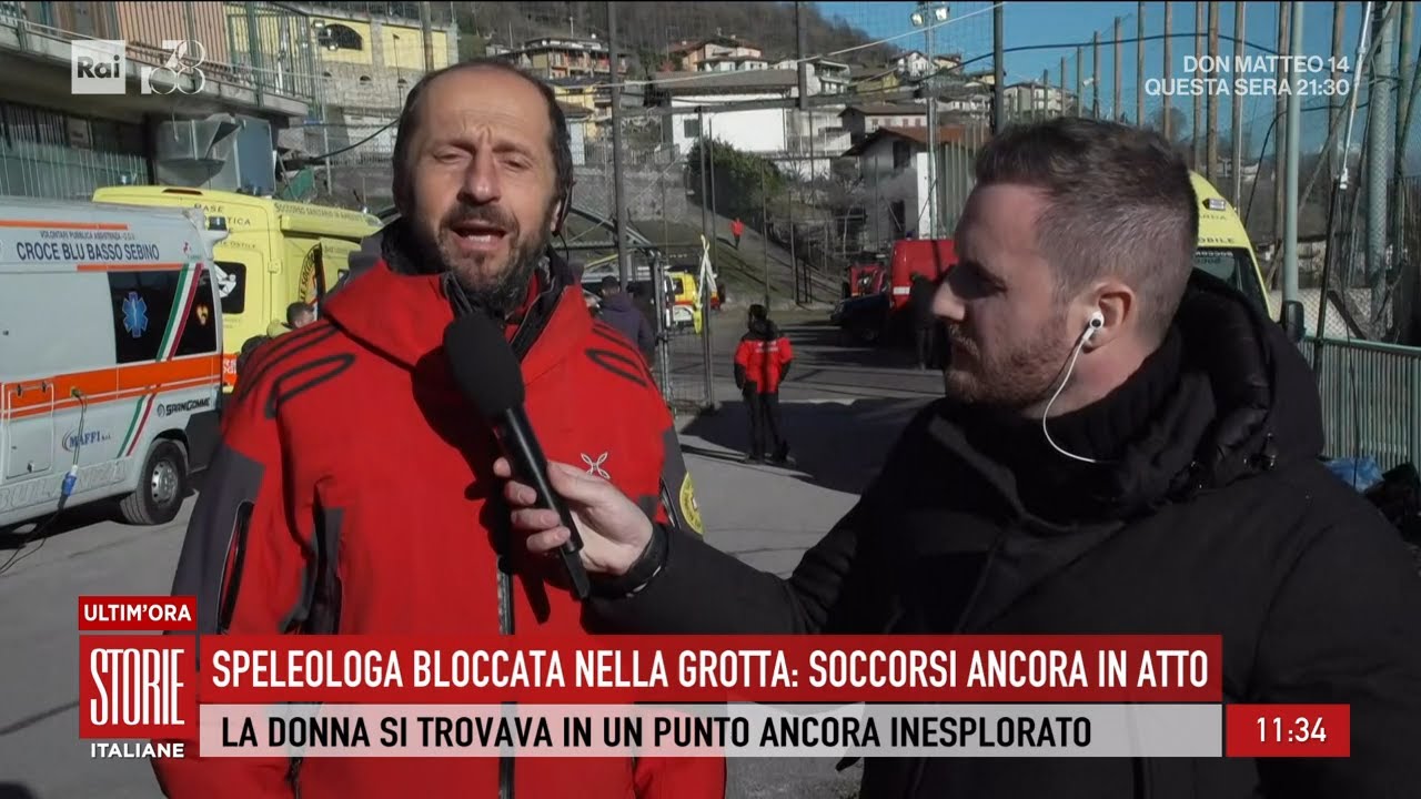 Ottavia, speleologa bloccata in una grotta - Storie italiane 17/12/2024