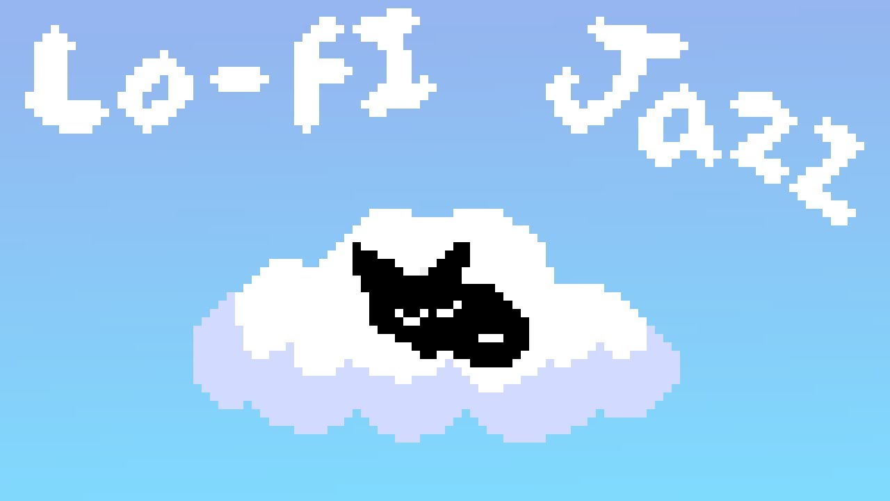 Lo-Fi  Smooth Jazz Pixel Cat