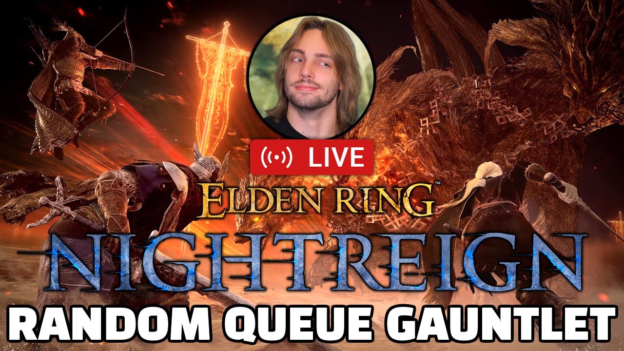 RANDOM QUEUE GAUNTLET | BEATING ALL 8 NIGHTLORDS IN A ROW WHILE CARRYING RANDOMS