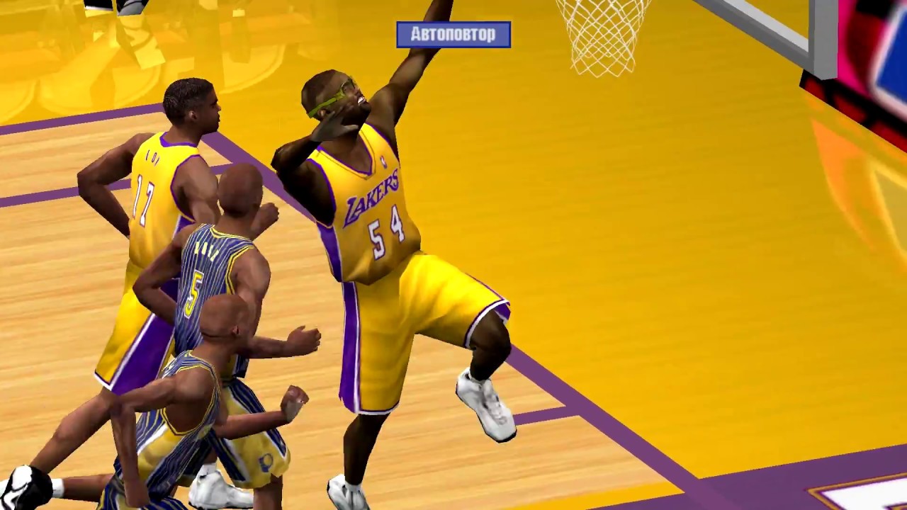NBA Live 2001 PC Gameplay (indiana pacers vs los angeles lakers)