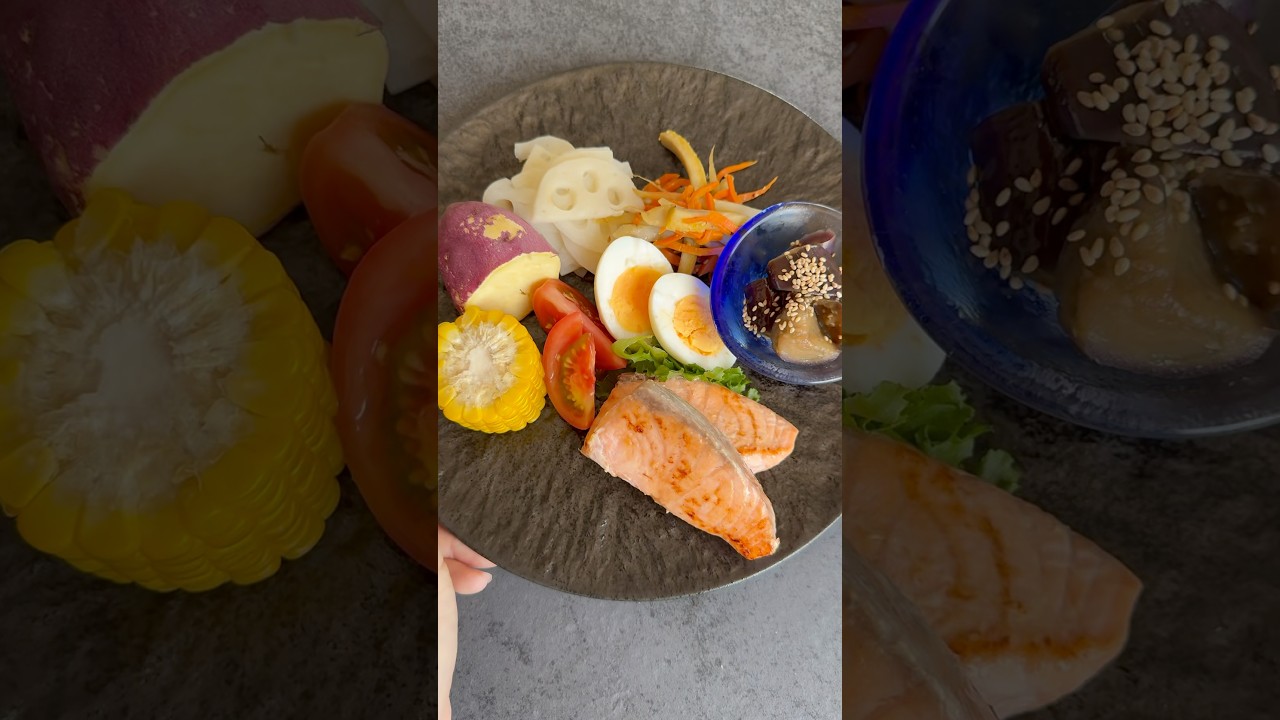 Healthy Brunch You&rsquo;ll Love 🥗#brunchideas #easyrecipes #healthyrecipes #nutritious #asmr #shorts 🐟