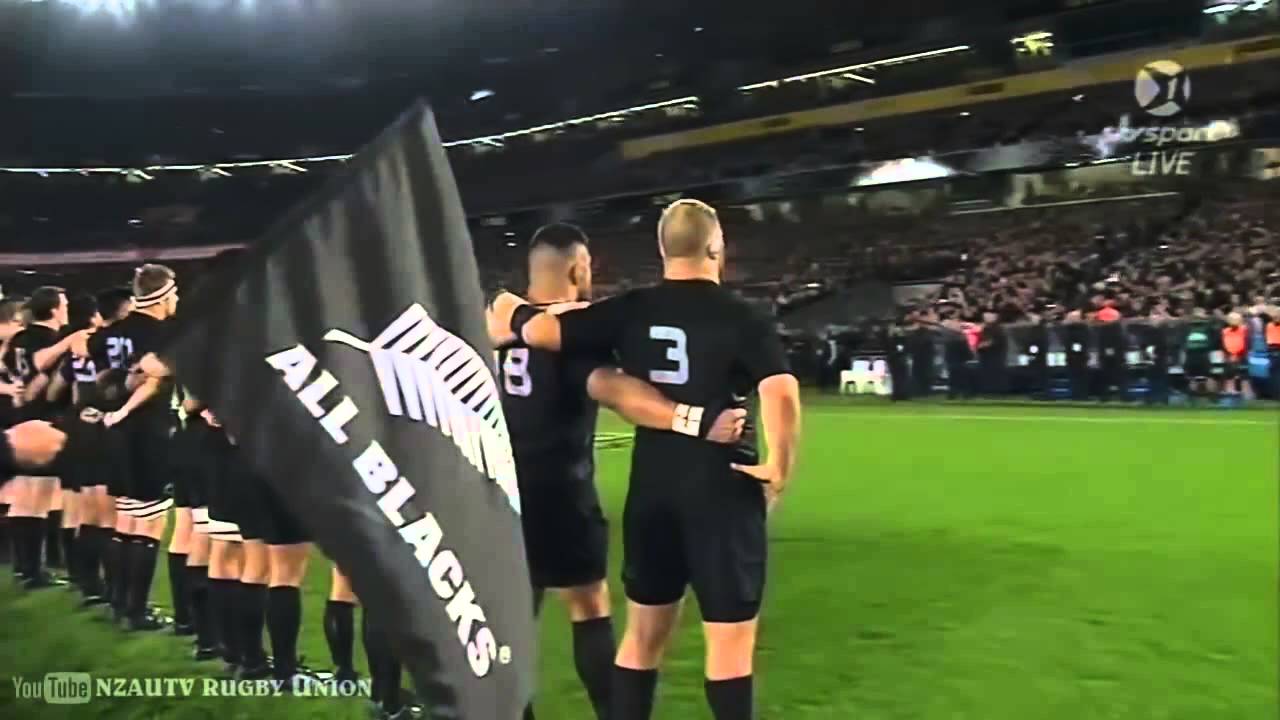 Nick Afoa - New Zealand National Anthem 2015