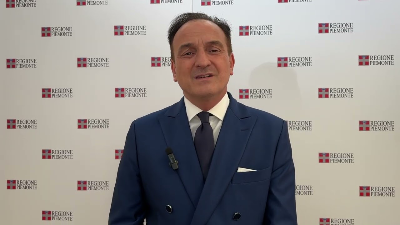 Il presidente della Regione Piemonte Alberto Cirio per il convegno Uneba